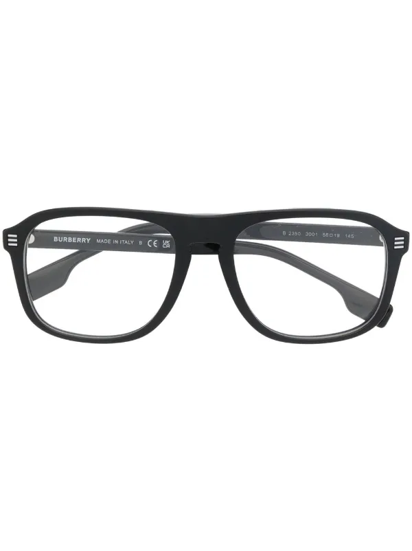 Burberry Eyewear Lunettes De Vue a Monture Carree Noir FARFETCH TN