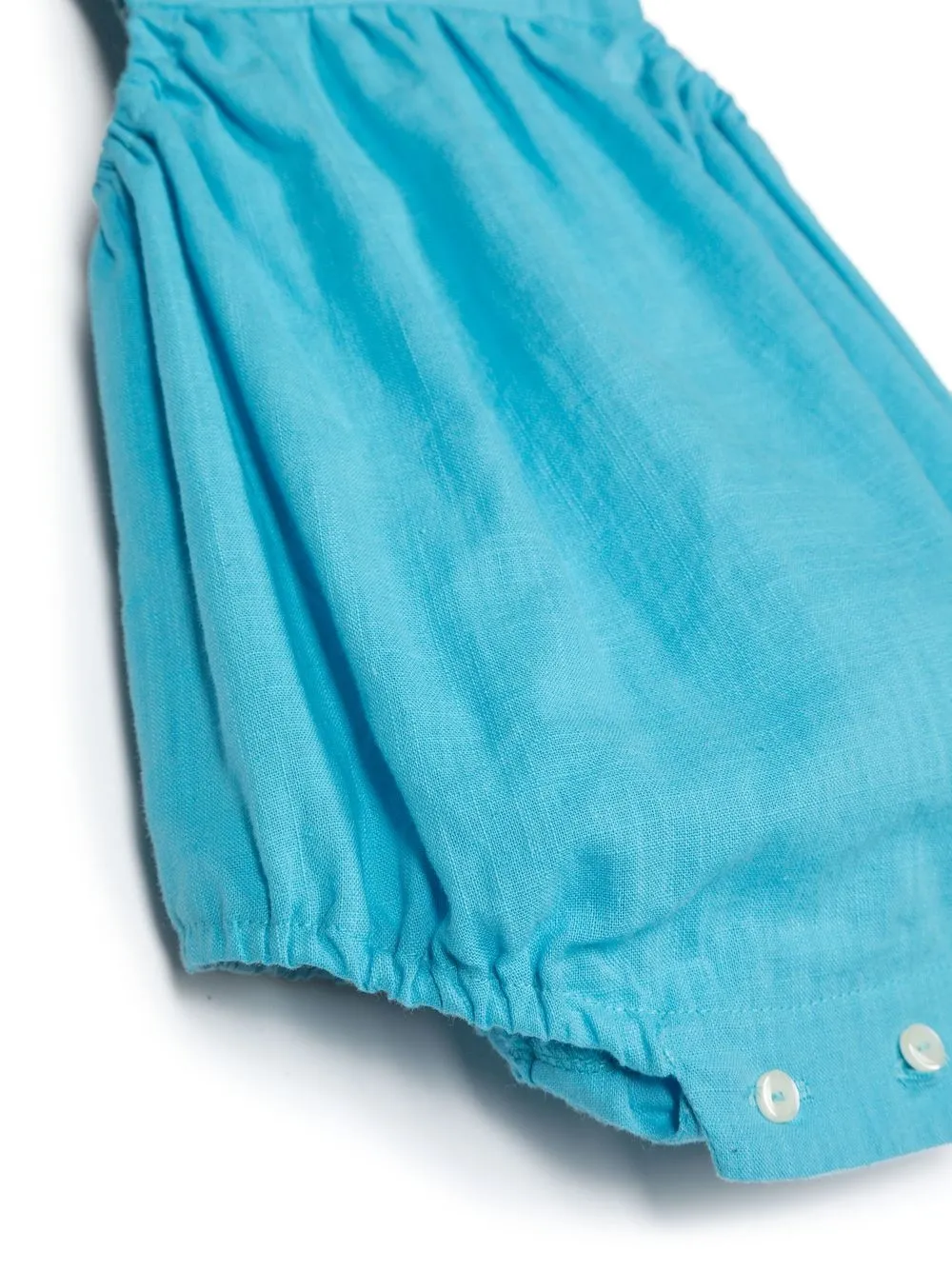 Siola Short Sleeveless Dungarees In Blue
