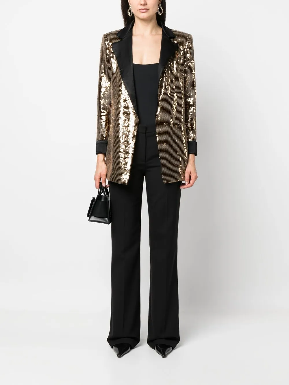alice + olivia Blazer verfraaid met pailletten - Goud