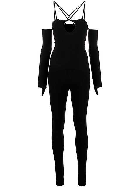 ANDREĀDAMO strap-detail jumpsuit