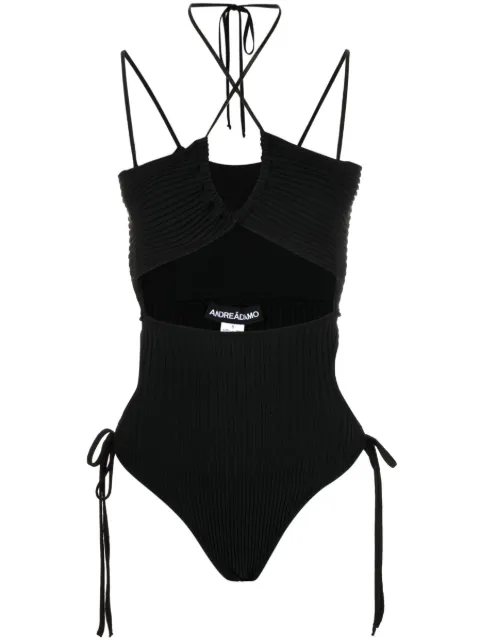 ANDREĀDAMO cut-out detail bodysuit
