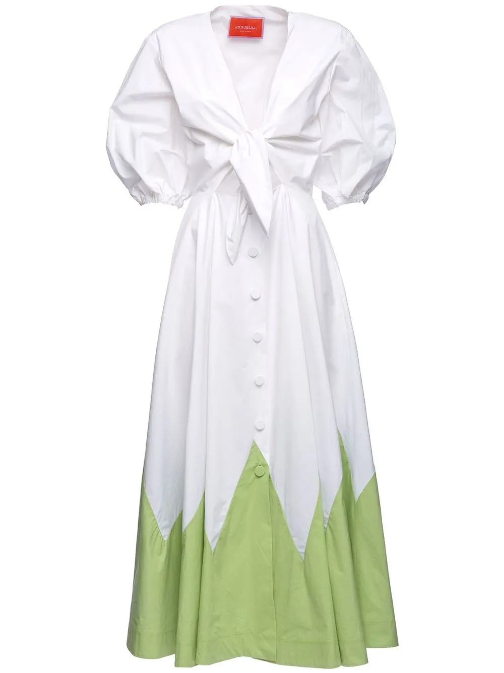 La Doublej Kleid Mit Grafischem Print In Color Block W/p