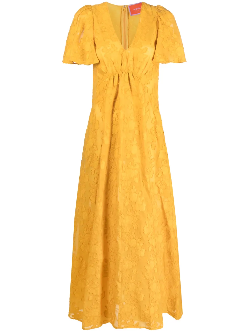 La DoubleJ Proper jacquard midi dress