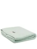 TEKLA logo-patch terry-cloth towel - Green