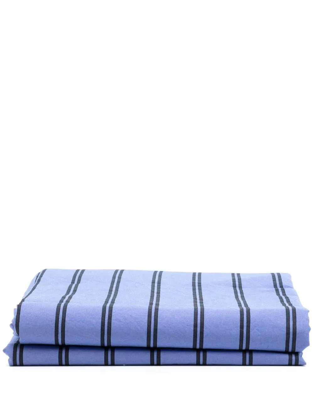 

TEKLA striped organic cotton duvet cover - Blue