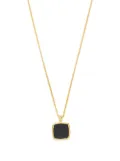 Tom Wood Cushion onyx pendant necklace - Gold