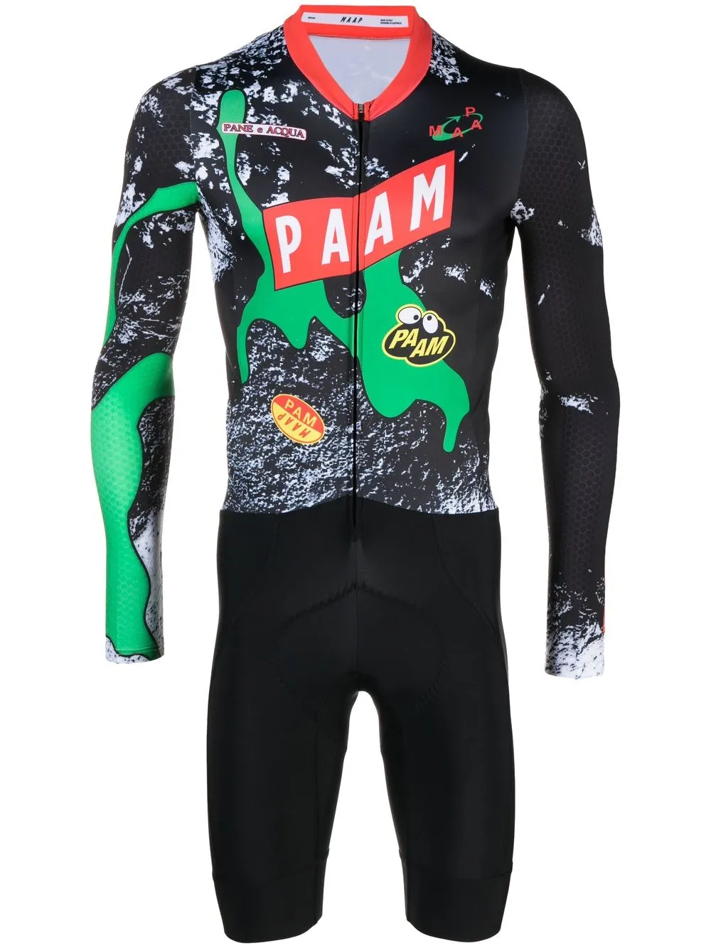 

MAAP x PAAM logo-print shorts - Black