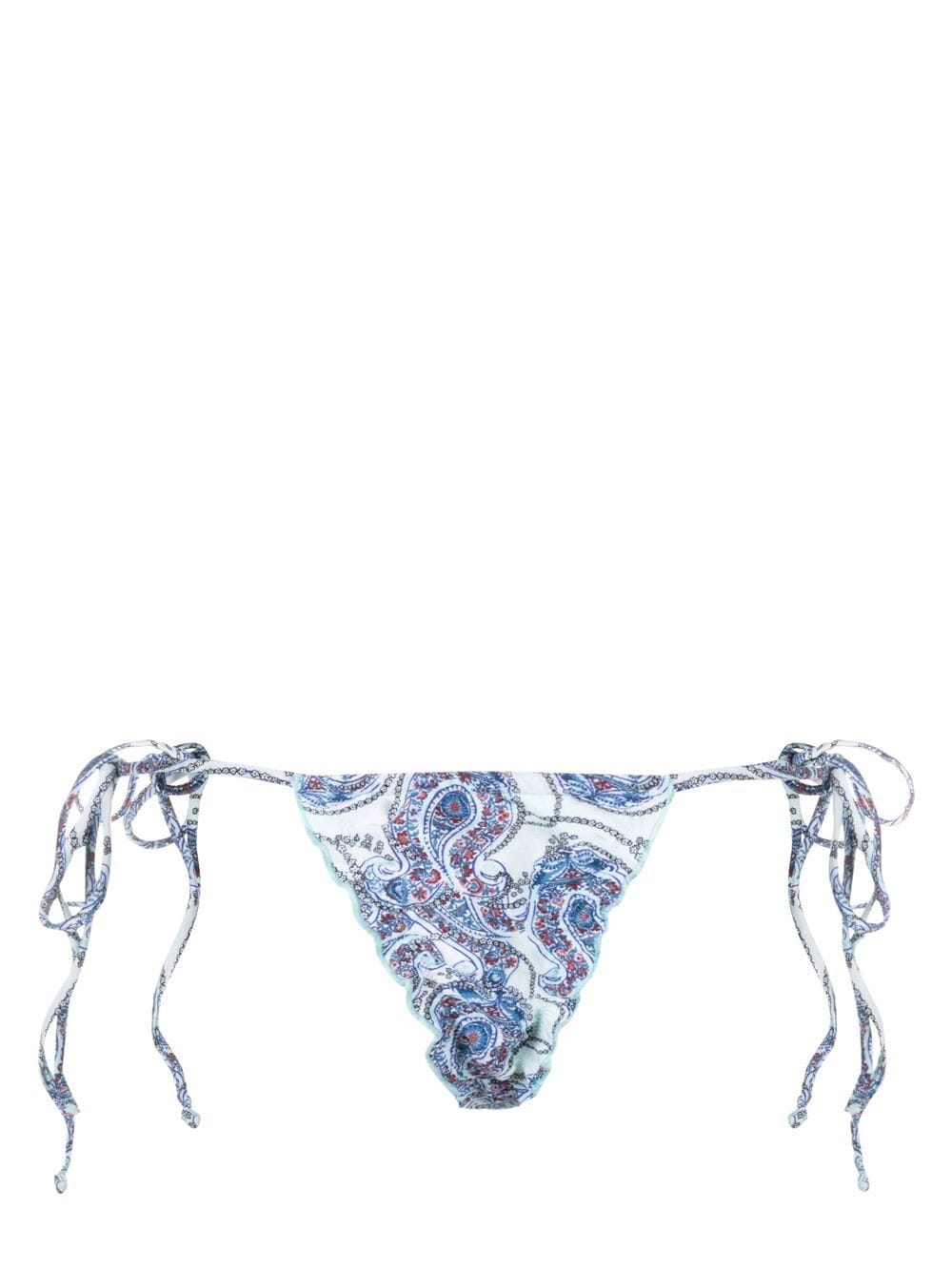 Frankies Bikinis Tidal Shine paisley-print Bikini Bottoms - Farfetch