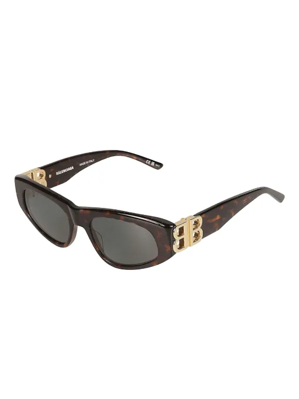 Balenciaga Eyewear Dynasty cat-eye Frame Sunglasses | Brown