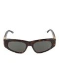 Balenciaga Eyewear Dynasty cat-eye frame sunglasses - Brown