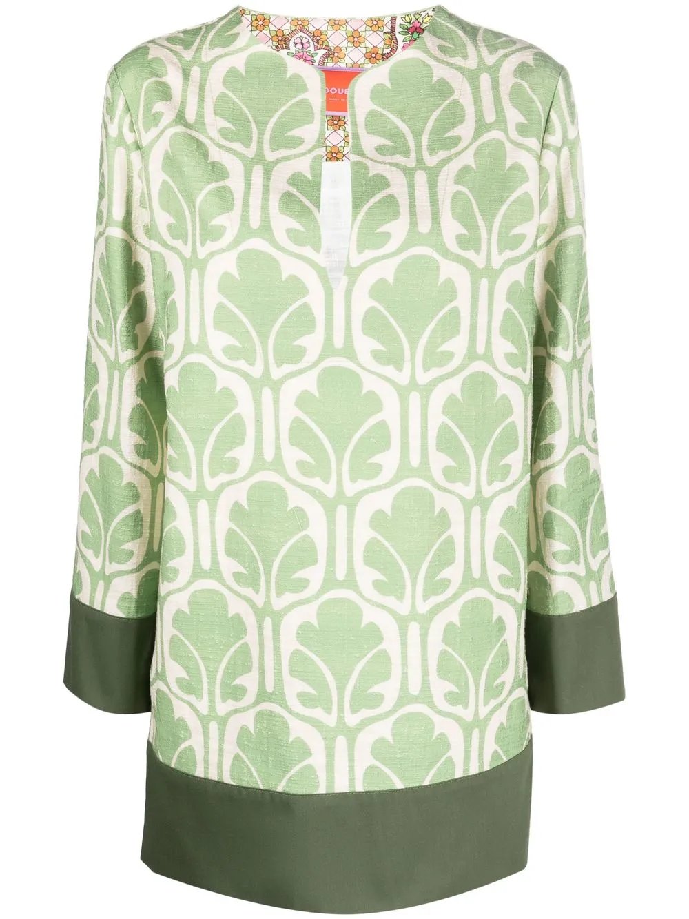La Doublej Kleid Mit Grafischem Print In Grove