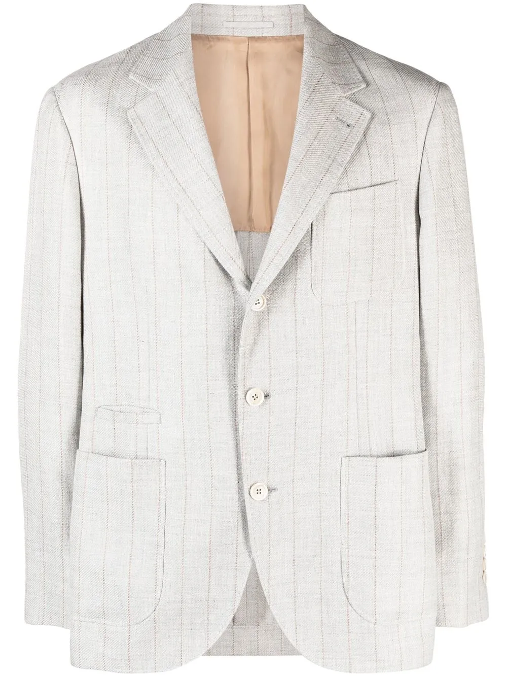 

Brunello Cucinelli single-breasted tailored blazer - Grey