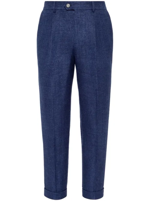 Pantalon de costume à coupe courte - Brunello Cucinelli - Modalova