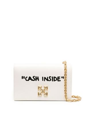 Off white hot sale leather goods