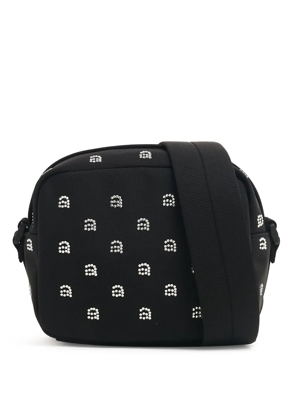 

Alexander Wang all-over logo-print crossbody bag - Black