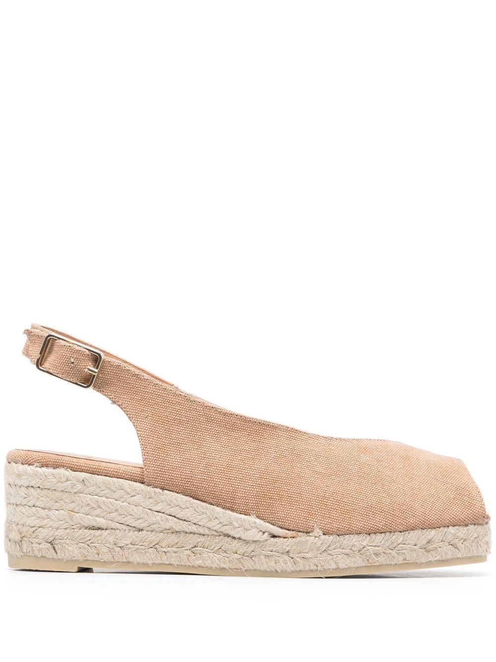 

Castañer raffia peep-toe 55mm espadrilles - Brown