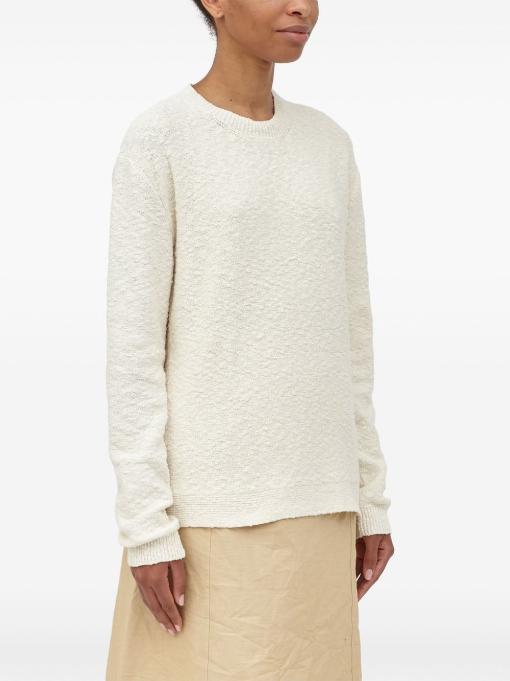 Maison Margiela Nostalgic boucle-knit jumper Women