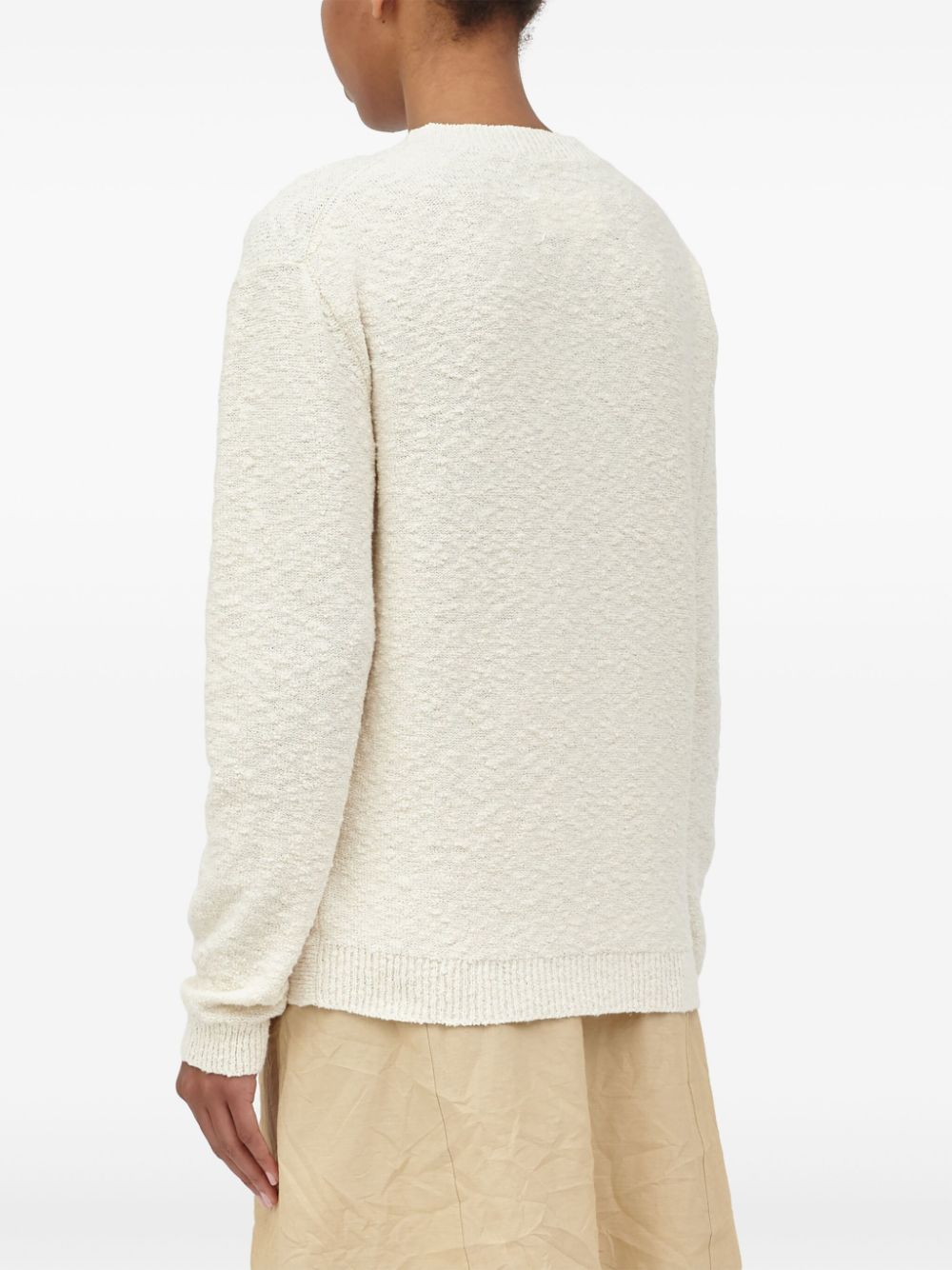 Maison Margiela Nostalgic boucle-knit jumper Women