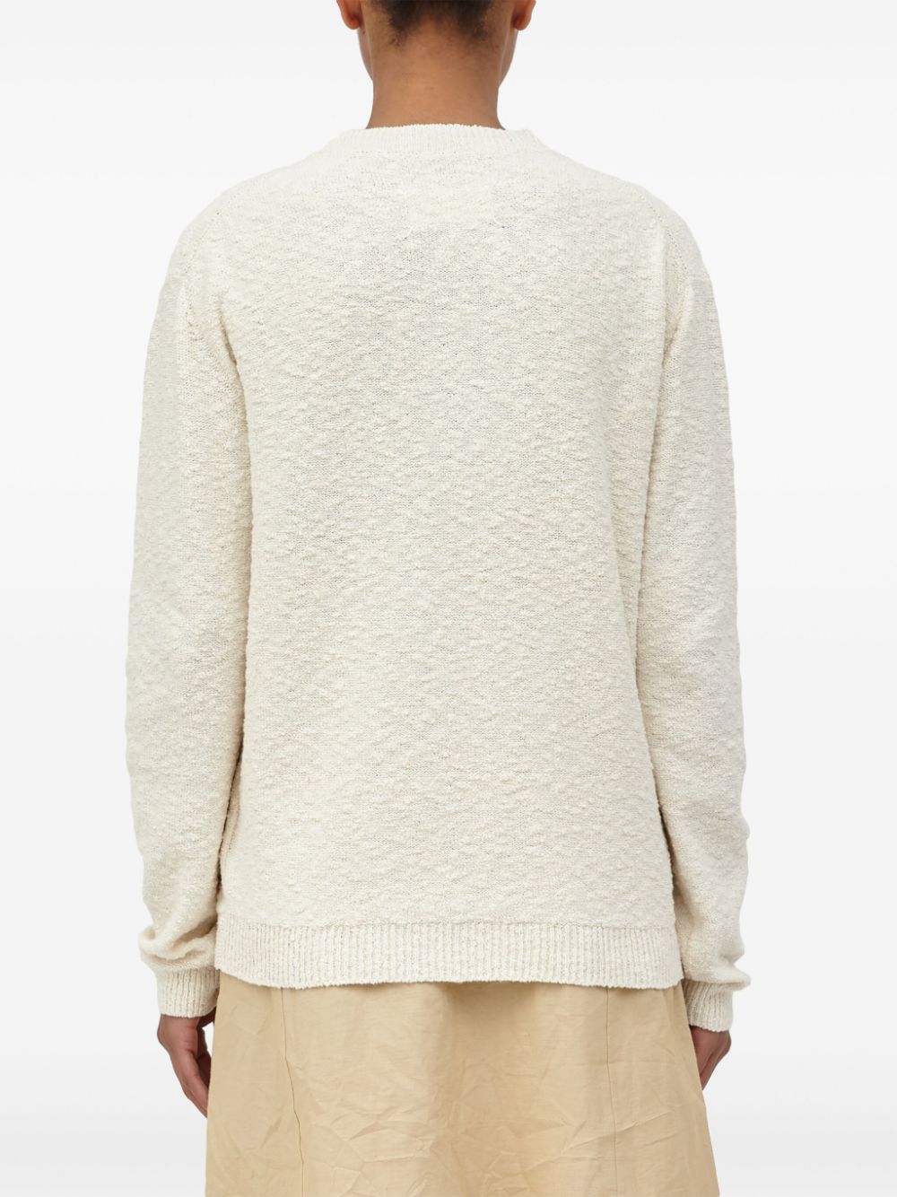 Maison Margiela Nostalgic boucle-knit jumper Women