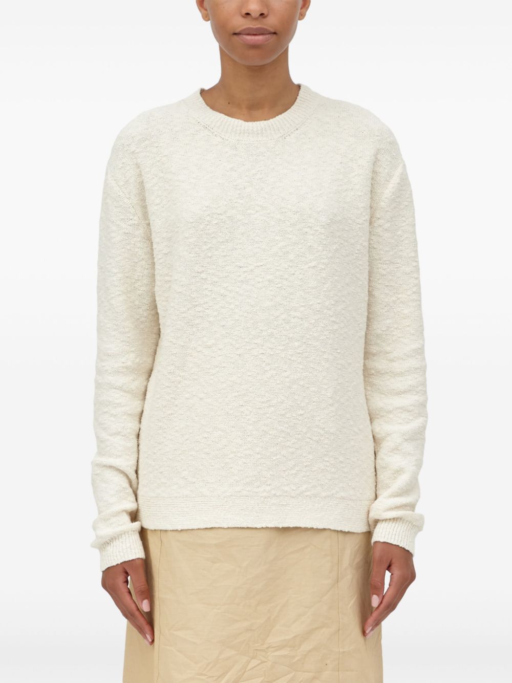 Maison Margiela Nostalgic boucle-knit jumper Women