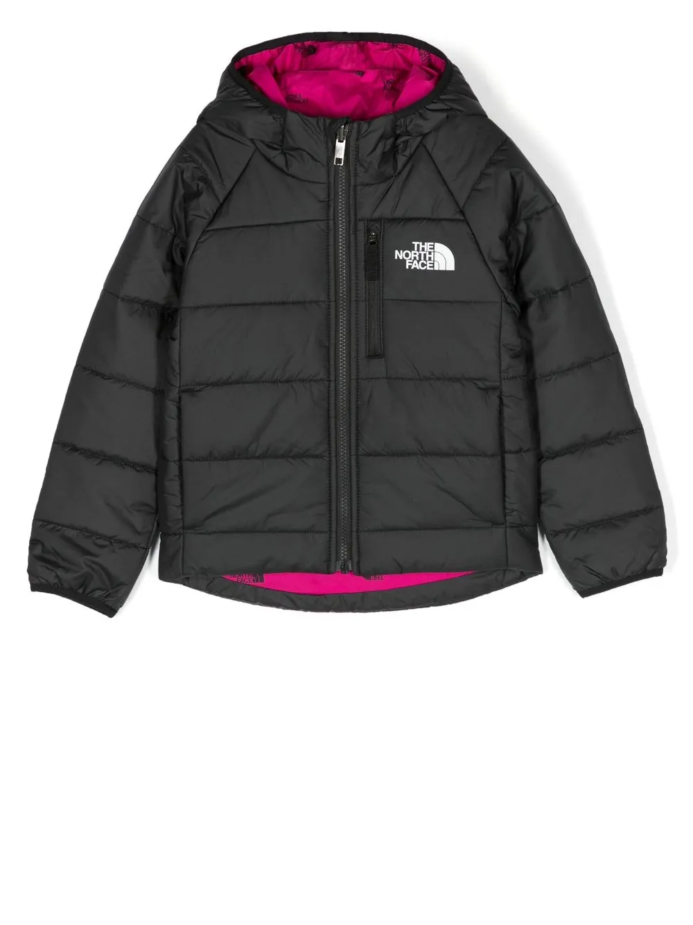 

The North Face Kids logo-print puffer jacket - Black