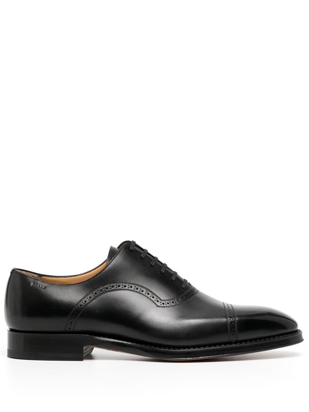 BALLY EMBOSSED-LOGO OXFORD SHOES