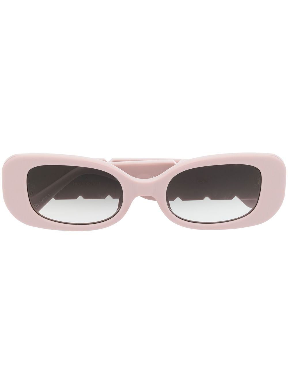 Linda Farrow Crystal-embellished Sunglasses In Pink