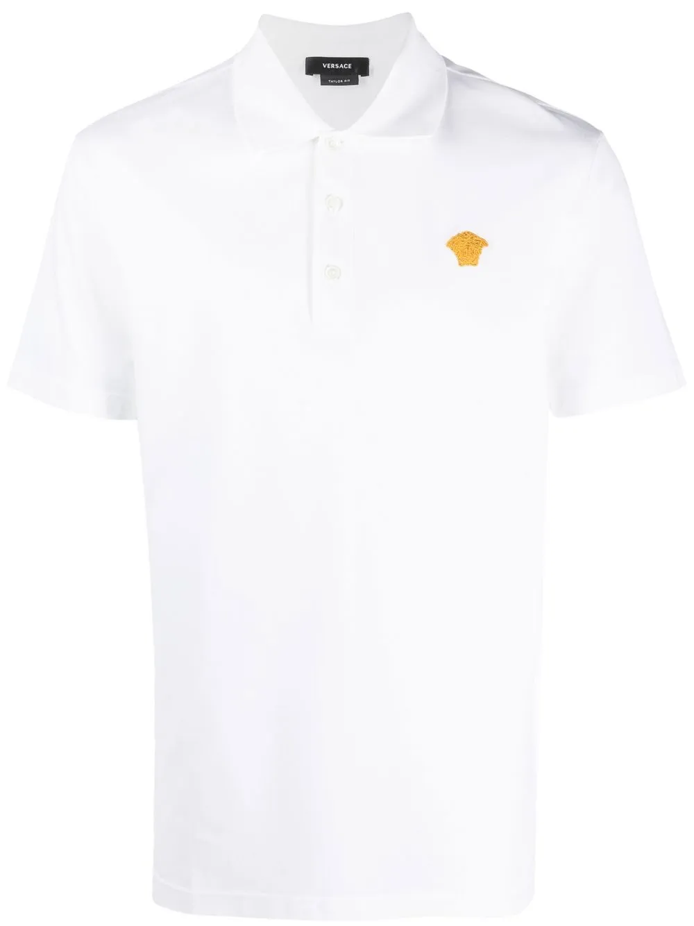 

Versace Medusa Head motif polo shirt - White