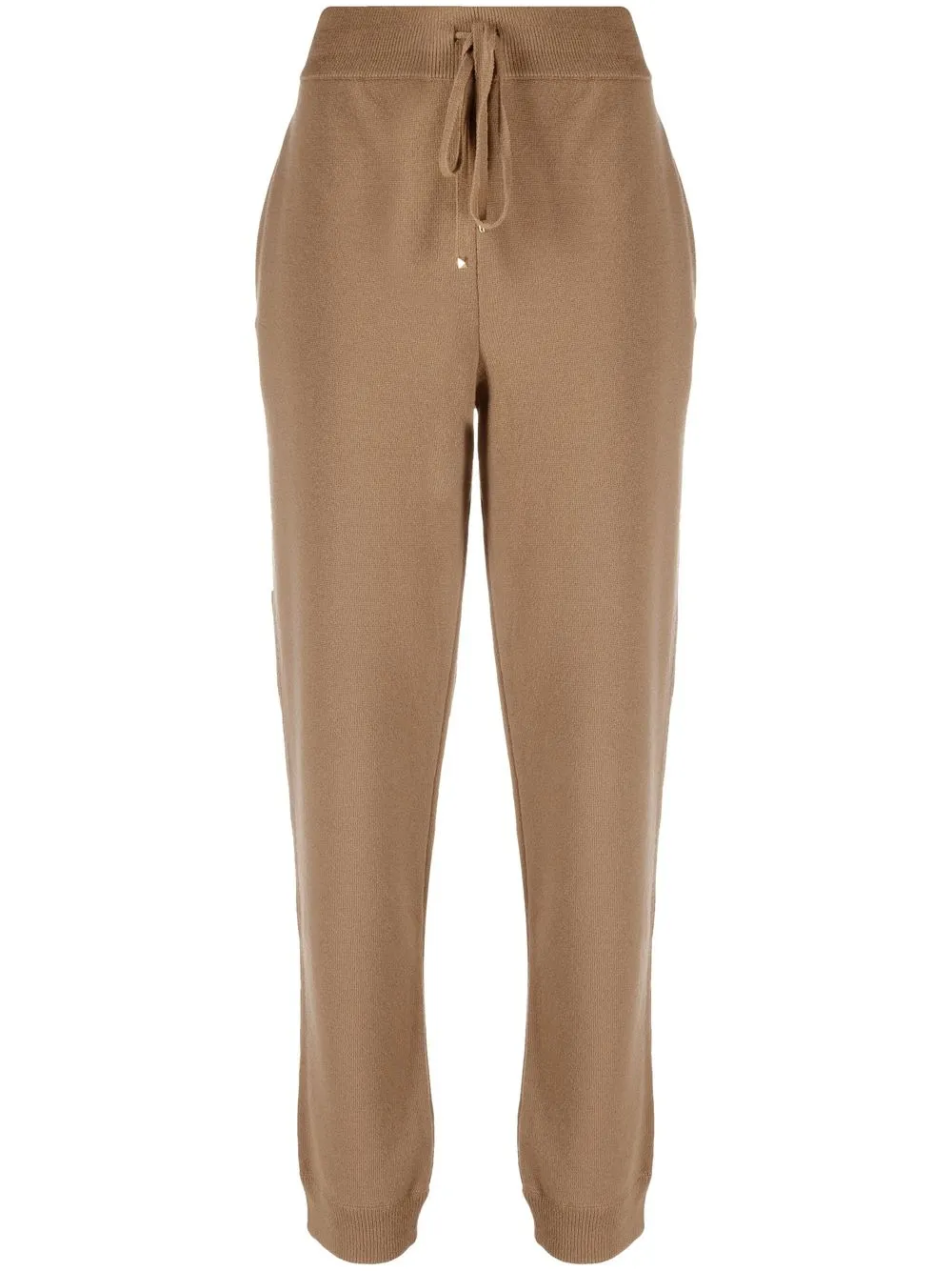 

Valentino VGOLD-detail knitted track pants - Brown