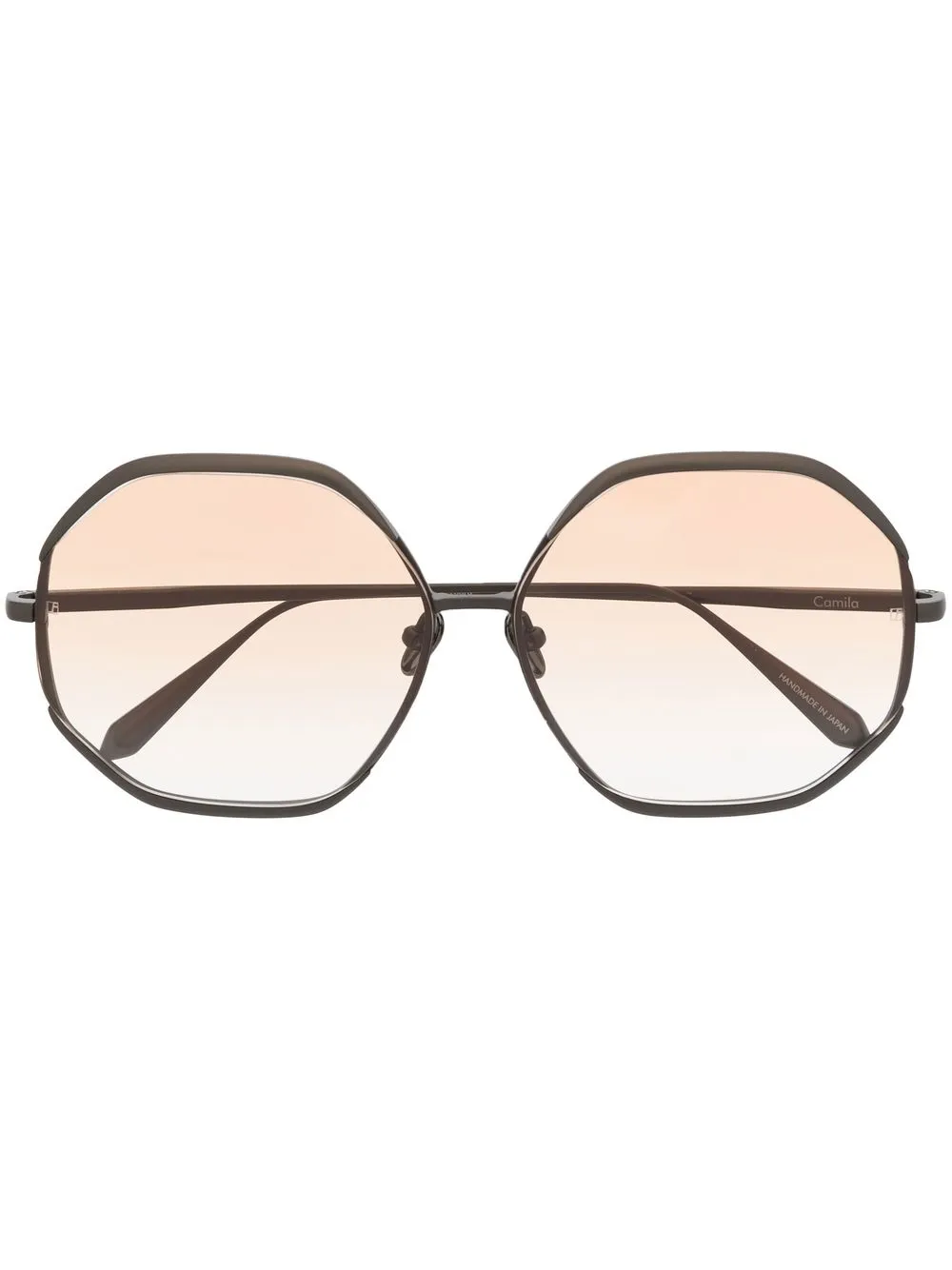 

Linda Farrow round-frame sunglasses - Brown