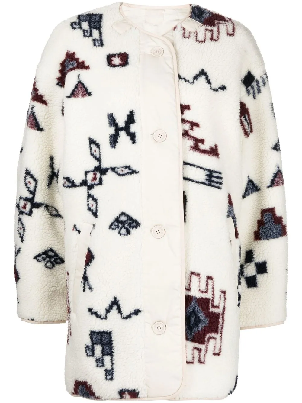 

Isabel Marant Étoile Himemma faux shearling coat - White