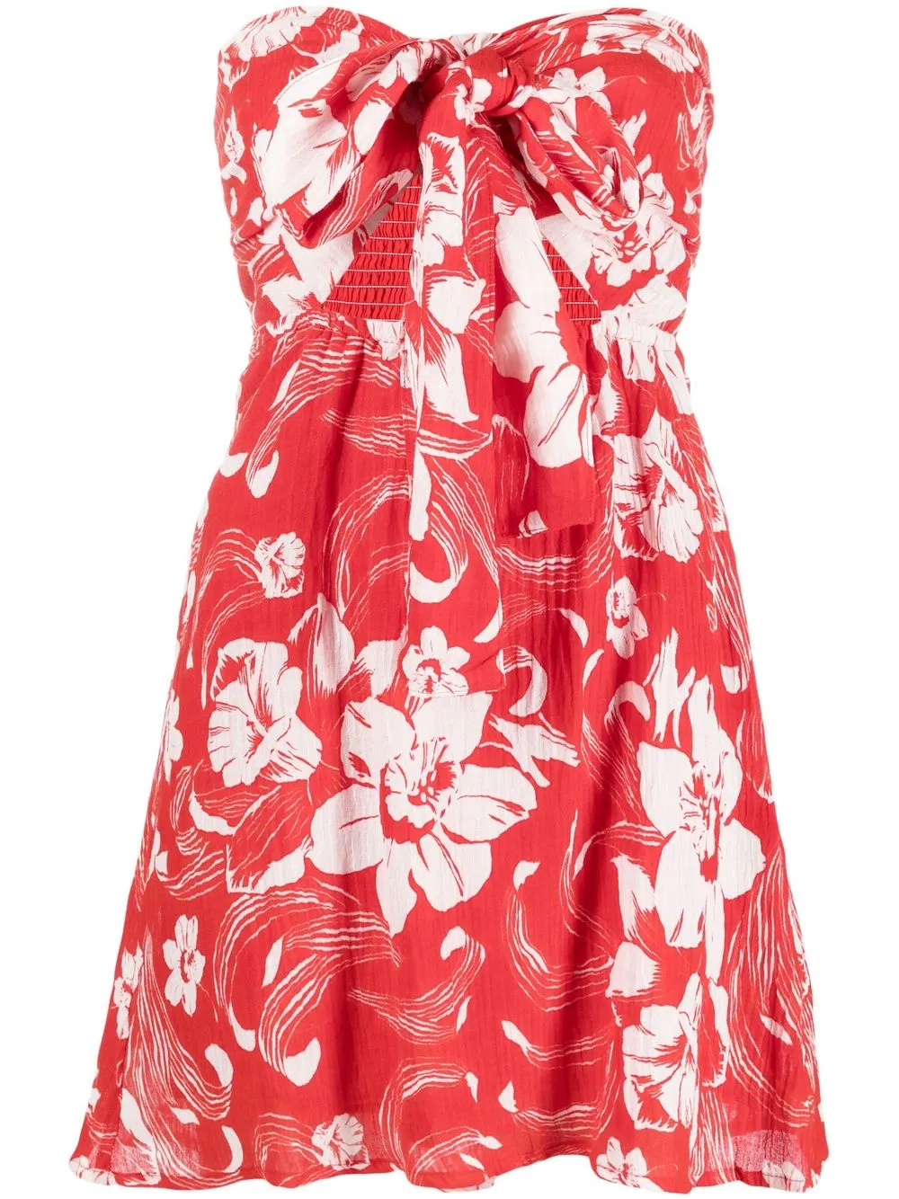 

Faithfull the Brand vestido corto con estampado floral - Rojo