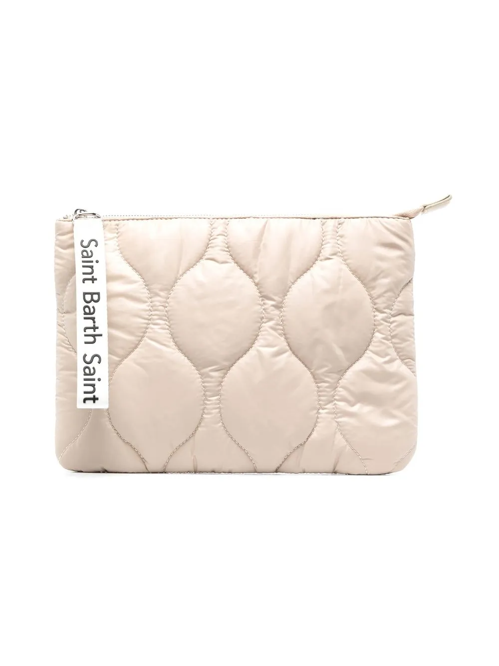 

MC2 Saint Barth Kids quilted clutch bag - Neutrals