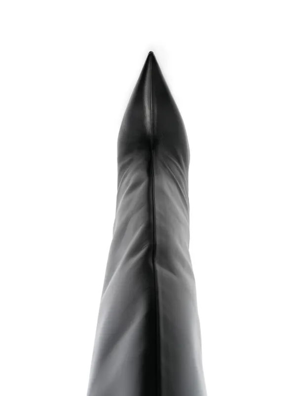 The Attico Cheope knee-high 105mm Boots | Black | FARFETCH