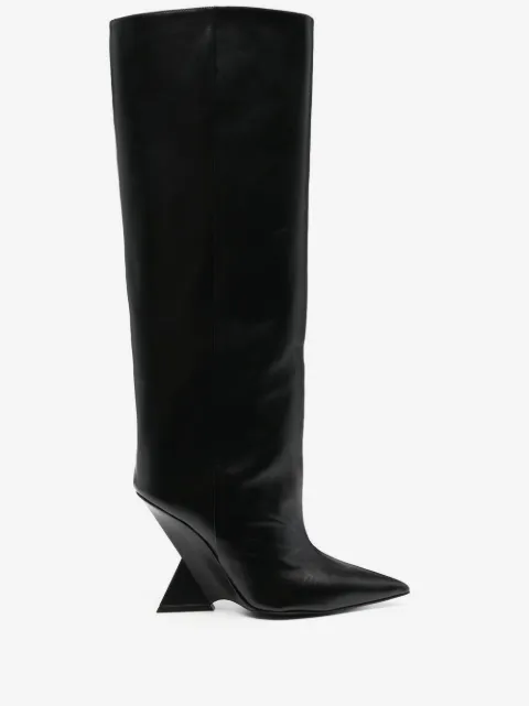 The Attico Cheope knee-high 105mm boots