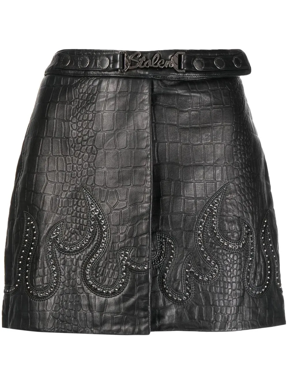 

Stolen Girlfriends Club Thunder Bird studded skirt - Black