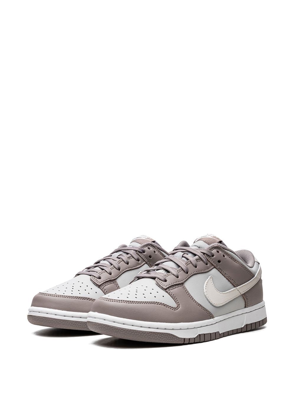 Shop Nike Dunk Low "moon Fossil" Sneakers In Brown