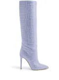 Paris Texas Holly crystal-embellished 105mm knee boots - Purple