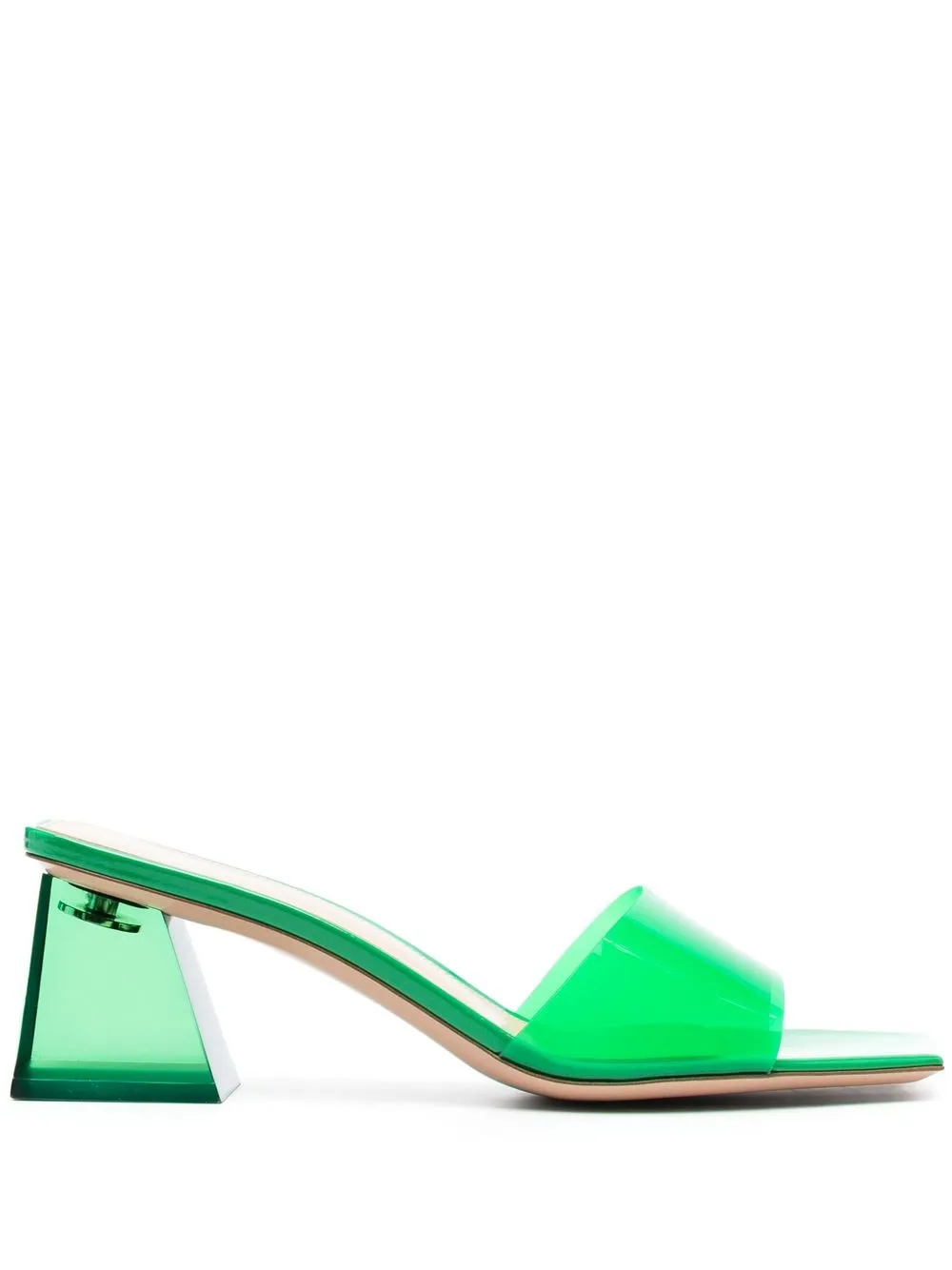 

Gianvito Rossi 55mm PVC mule sandals - Green