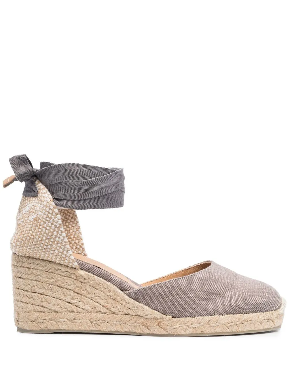 Castañer Espadrillas con tacco - Grigio