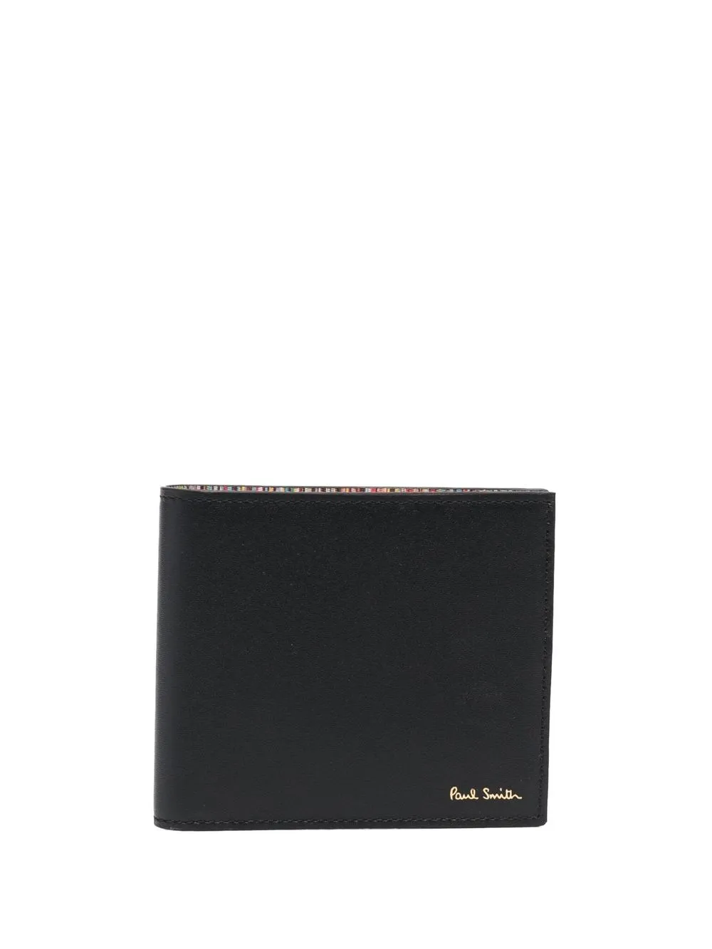 Paul Smith portefeuille en cuir à doublure Artist Stripes - Noir Top Merken Winkel