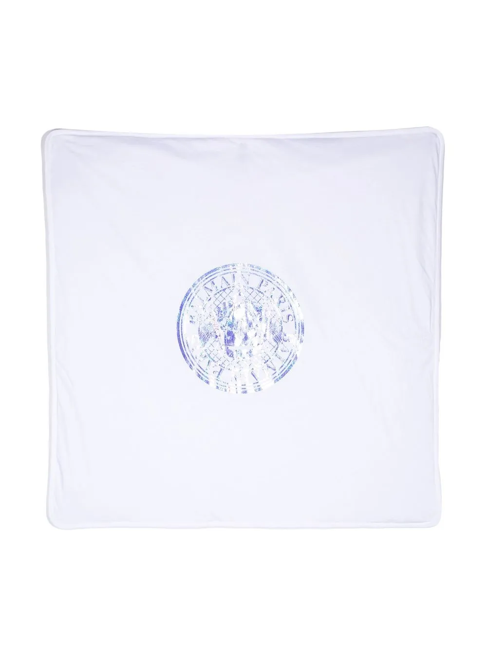 

Balmain Kids logo-print blanket - White