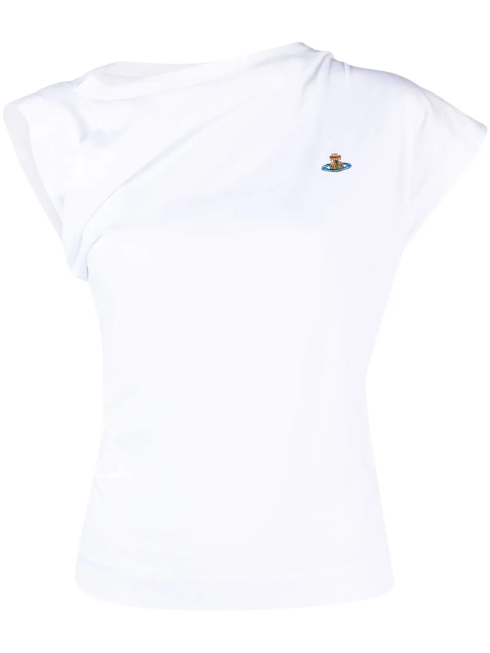 

Vivienne Westwood asymmetric draped T-shirt - White