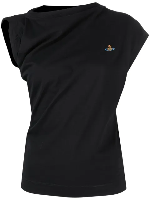 Vivienne Westwood asymmetric draped T-shirt