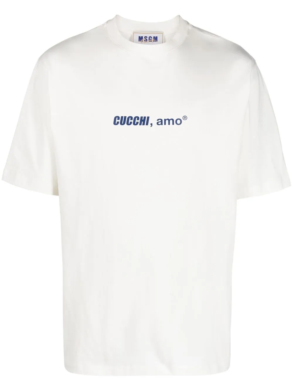 

MSGM logo-print T-shirt - White