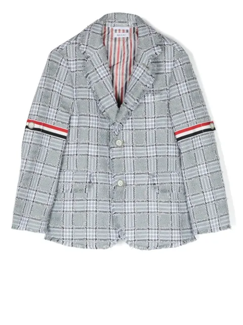 Thom Browne Kids Einreihiges Sakko