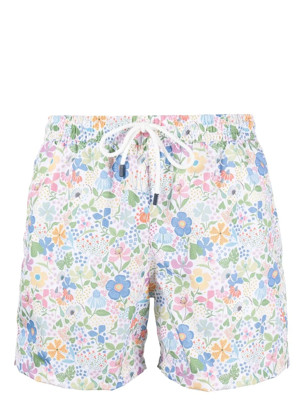 

Fedeli floral-print swim trunks - White