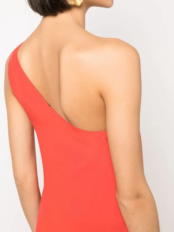 ワンピース RED SILK DRESS Odette Satin Mini Dress - Red – Peppermayo US