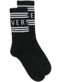 Versace 90s Vintage Logo socks - Black