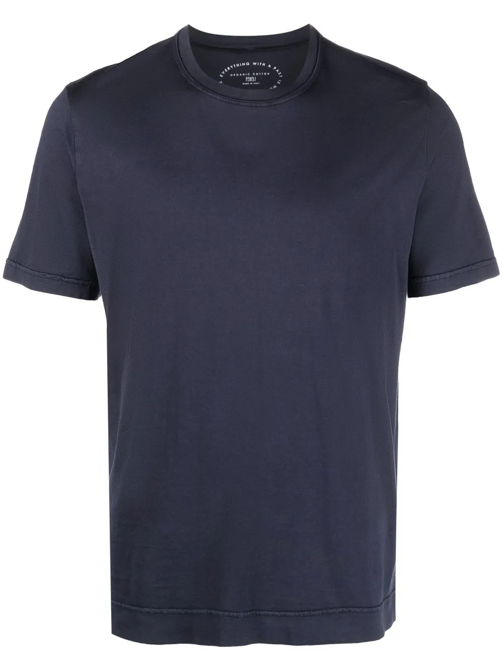 

Fedeli crew-neck cotton T-shirt - Blue